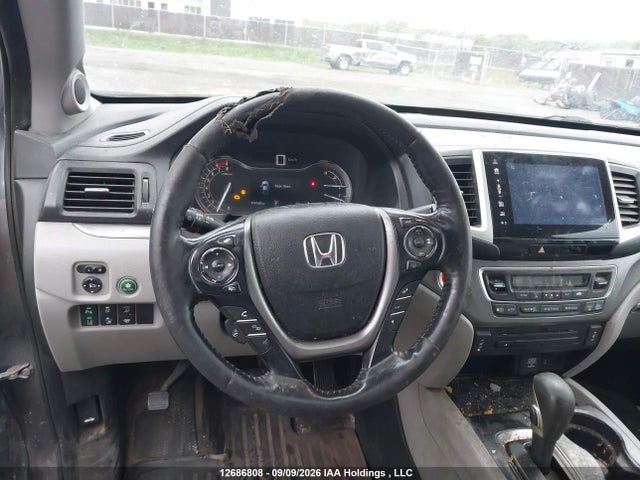 2017 Honda Ridgeline Ex-l მანქანა იყიდება აუქციონზე, vin: 5FPYK3F55HB502752, აუქციონის ნომერი: 12686808