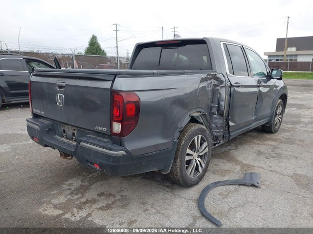 2017 Honda Ridgeline Ex-l მანქანა იყიდება აუქციონზე, vin: 5FPYK3F55HB502752, აუქციონის ნომერი: 12686808