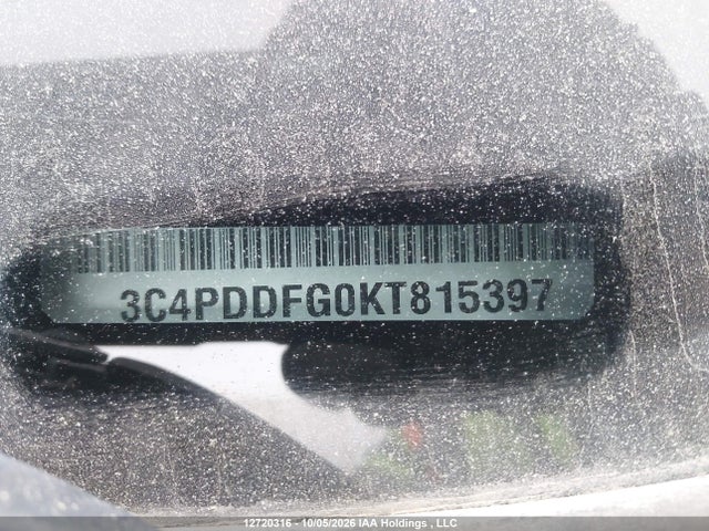 Aukcja sprzedaży 2019 Dodge Journey Gt, vin: 3C4PDDFG0KT815397, numer aukcji: 12720316