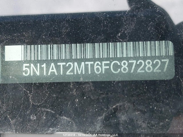 5N1AT2MT6FC872827 Nissan Rogue S/sl/sv