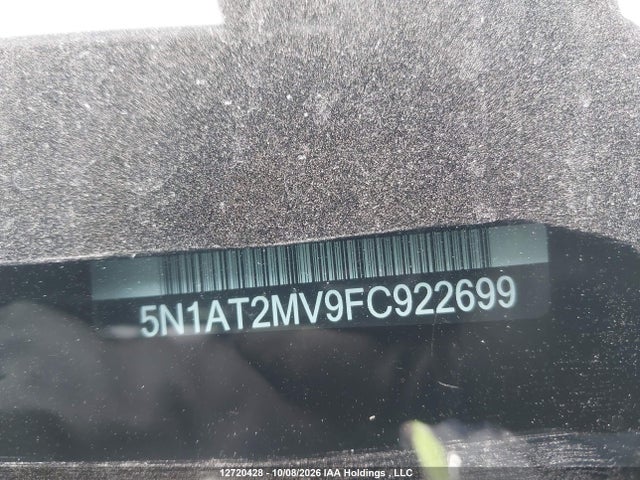 5N1AT2MV9FC922699 Nissan Rogue S/sl/sv