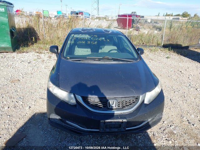 Продаж на аукціоні авто 2013 Honda Civic Lx, vin: 2HGFB2F44DH016358, номер лоту: 12720473
