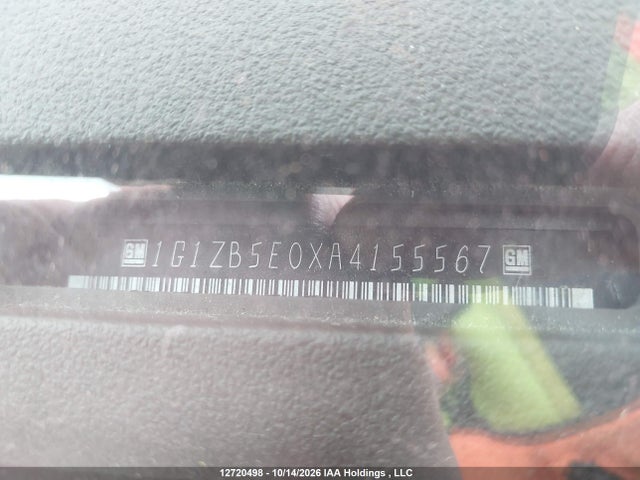 12720498 :رقم المزاد ، 1G1ZB5E0XA4155567 vin ، 2010 Chevrolet Malibu مزاد بيع