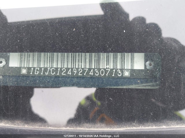 Aukcja sprzedaży 2002 Chevrolet Cavalier, vin: 1G1JC124927430713, numer aukcji: 12720511