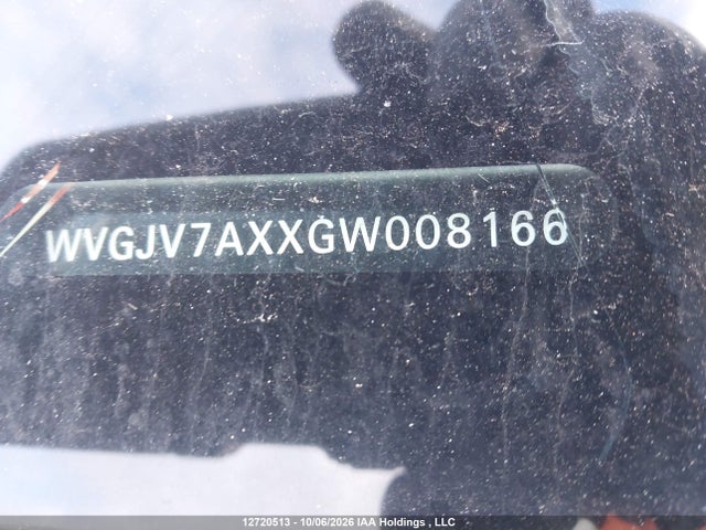 Продаж на аукціоні авто 2016 Volkswagen Tiguan Comfortline/highline/special Edition, vin: WVGJV7AXXGW008166, номер лоту: 12720513