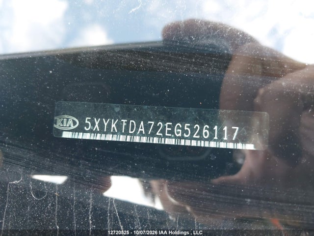 KIA Sorento Lx V6 2014 5XYKTDA72EG526117 Image 17