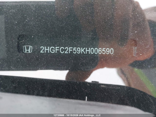 2HGFC2F59KH006590 Honda Civic Lx