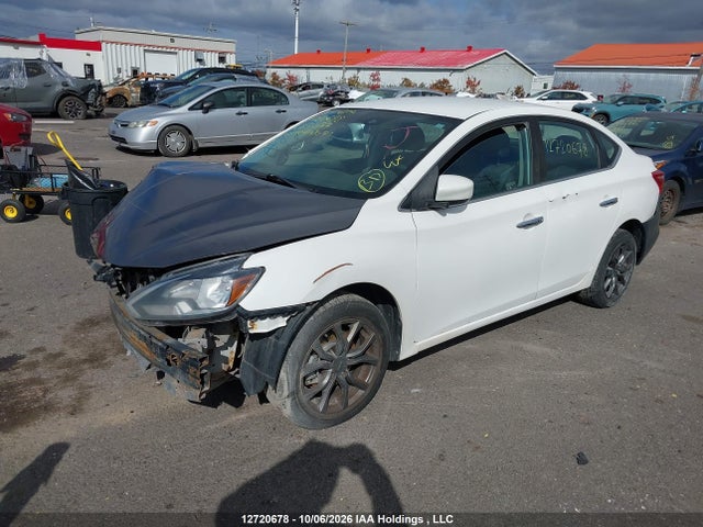 2017 Nissan Sentra 1.8 S/1.8 Sl/1.8 Sv მანქანა იყიდება აუქციონზე, vin: 3N1AB7AP0HL682477, აუქციონის ნომერი: 12720678