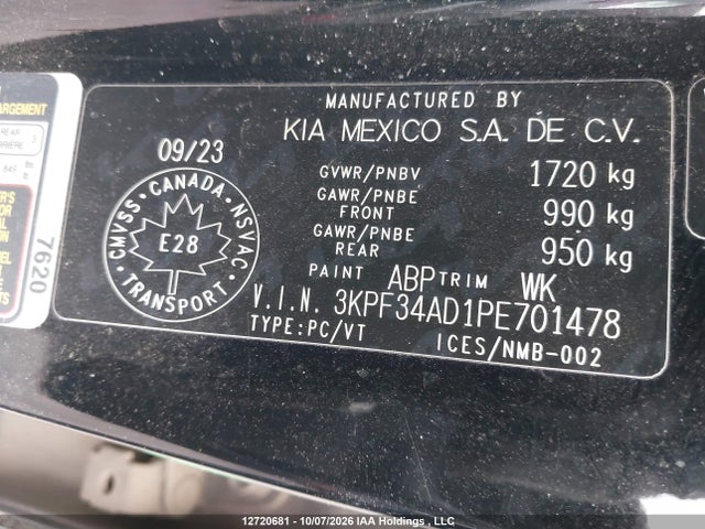 KIA Forte Ex/ex+/ex Premium 2023 3KPF34AD1PE701478 Image 9