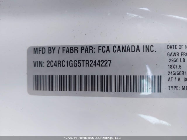 Chrysler Pacifica Limited 2026 2C4RC1GG5TR244227 Image 17