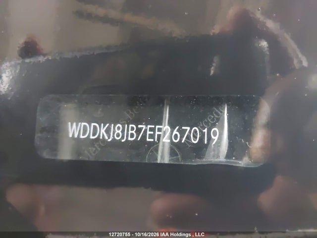 12720755 :رقم المزاد ، WDDKJ8JB7EF267019 vin ، 2014 Mercedes-benz E 350 4matic مزاد بيع