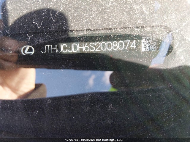 12720760 :رقم المزاد ، JTHUCJDH6S2008074 vin ، 2025 Lexus Ux 300h مزاد بيع