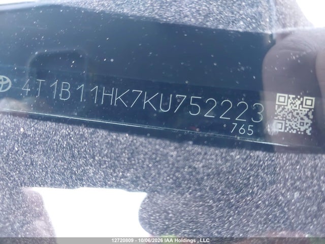 Toyota Camry 2019 4T1B11HK7KU752223 Image 18