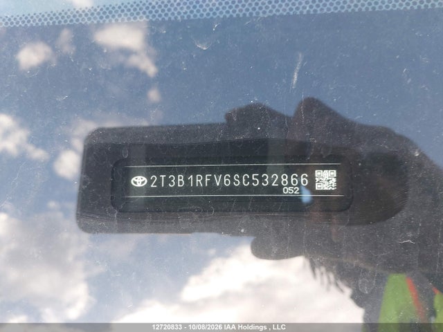 Продажа на аукционе авто 2025 Toyota Rav4 Le, vin: 2T3B1RFV6SC532866, номер лота: 12720833