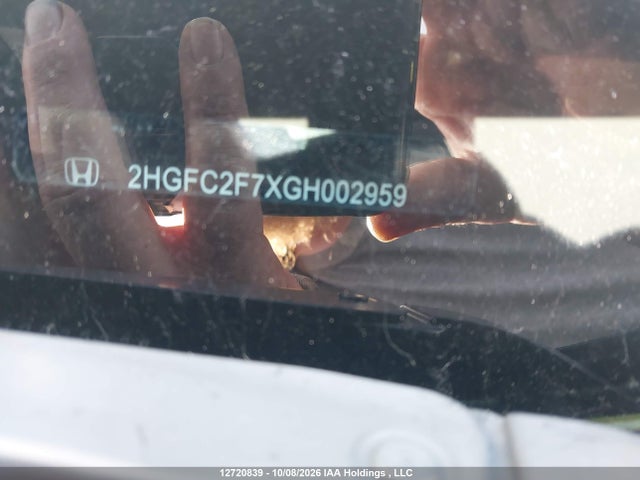 Aukcja sprzedaży 2016 Honda Civic Ex, vin: 2HGFC2F7XGH002959, numer aukcji: 12720839