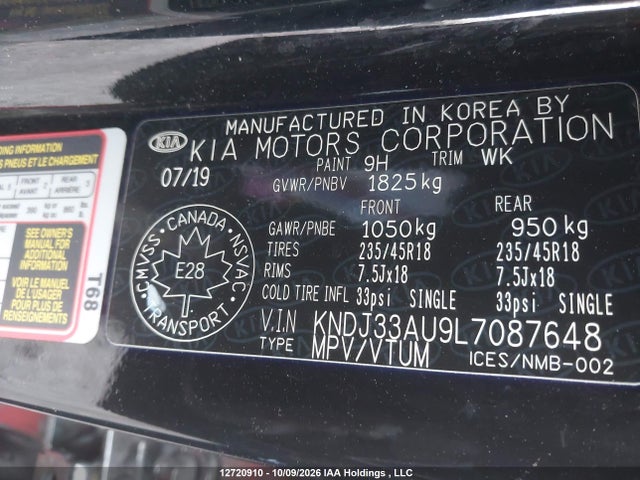 KIA Soul 2020 KNDJ33AU9L7087648 Image 18