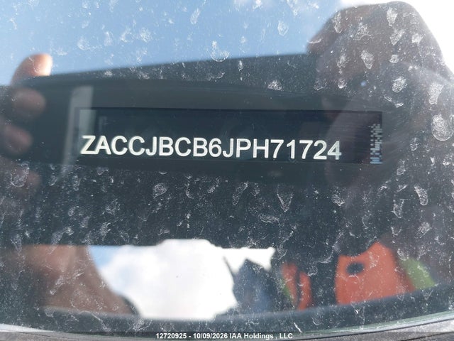 2018 Jeep Renegade Trailhawk მანქანა იყიდება აუქციონზე, vin: ZACCJBCB6JPH71724, აუქციონის ნომერი: 12720925