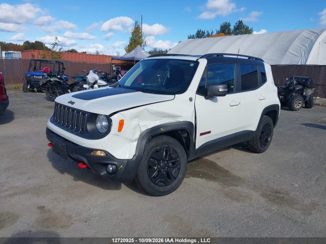 2018 Jeep Renegade Trailhawk მანქანა იყიდება აუქციონზე, vin: ZACCJBCB6JPH71724, აუქციონის ნომერი: 12720925