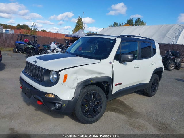 2018 Jeep Renegade Trailhawk მანქანა იყიდება აუქციონზე, vin: ZACCJBCB6JPH71724, აუქციონის ნომერი: 12720925