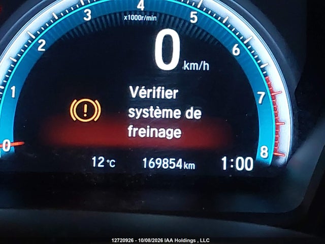 12720926 :رقم المزاد ، 2HGFC2F51GH039512 vin ، 2016 Honda Civic Lx مزاد بيع