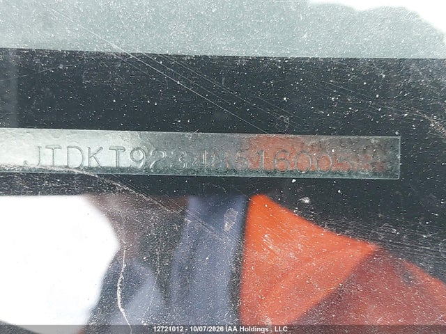 Aukcja sprzedaży 2008 Toyota Yaris, vin: JTDKT923485160053, numer aukcji: 12721012