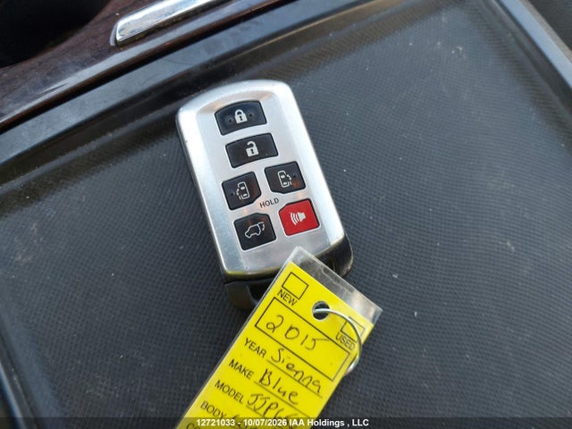2015 Toyota Sienna Xle/limited მანქანა იყიდება აუქციონზე, vin: 5TDYK3DC2FS593515, აუქციონის ნომერი: 12721033