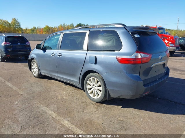 2015 Toyota Sienna Xle/limited მანქანა იყიდება აუქციონზე, vin: 5TDYK3DC2FS593515, აუქციონის ნომერი: 12721033