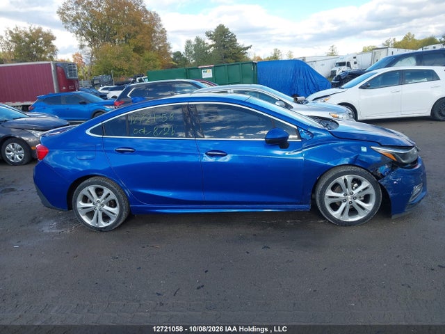 2016 Chevrolet Cruze Premier მანქანა იყიდება აუქციონზე, vin: 1G1BG5SM9G7322759, აუქციონის ნომერი: 12721058