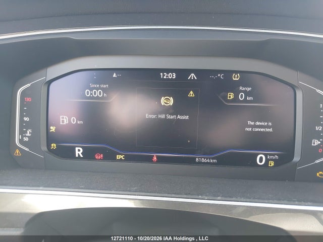 12721110 :رقم المزاد ، 3VV4B7AX7NM155909 vin ، 2022 Volkswagen Tiguan Sel R-line مزاد بيع