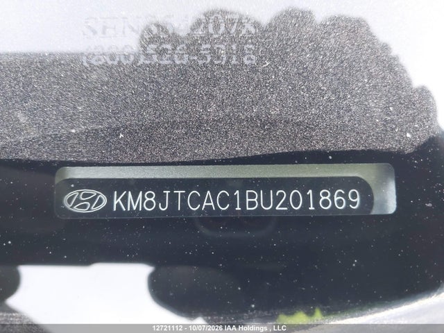 Продажа на аукционе авто 2011 Hyundai Tucson Gl, vin: KM8JTCAC1BU201869, номер лота: 12721112
