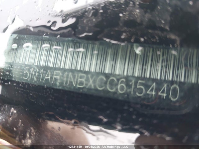 12721159 :رقم المزاد ، 5N1AR1NBXCC615440 vin ، 2012 Nissan Pathfinder Sv مزاد بيع