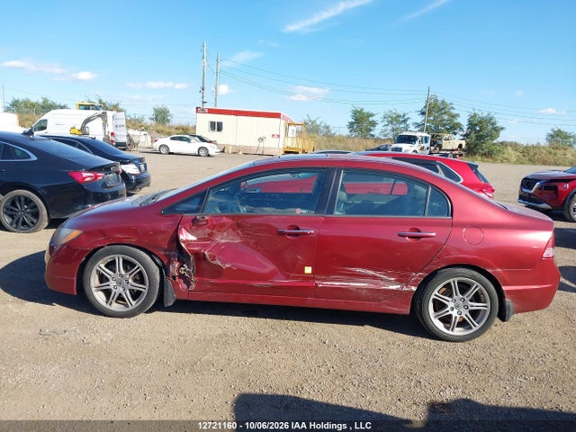 12721160 :رقم المزاد ، 2HHFD565X9H201084 vin ، 2009 Acura Csx مزاد بيع
