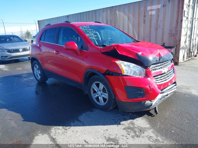12721204 :رقم المزاد ، 3GNCJLSB9GL265417 vin ، 2016 Chevrolet Trax 1lt مزاد بيع