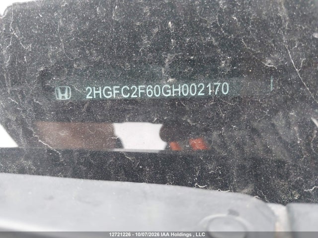 Honda Civic Lx 2016 2HGFC2F60GH002170 Image 20