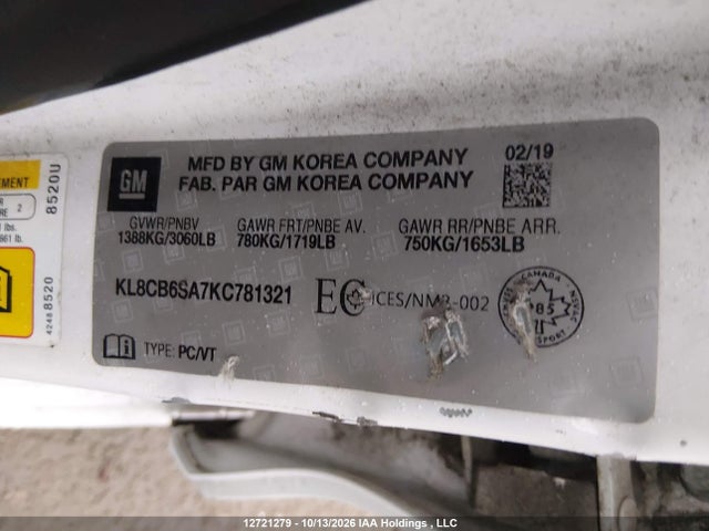 Chevrolet Spark Ls Cvt 2019 KL8CB6SA7KC781321 Image 9