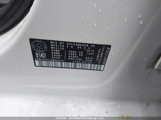 Volkswagen JETTA S 2016 3VW267AJ1GM265747 Image 9