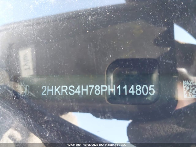 2HKRS4H78PH114805 Honda Cr-v Ex-l