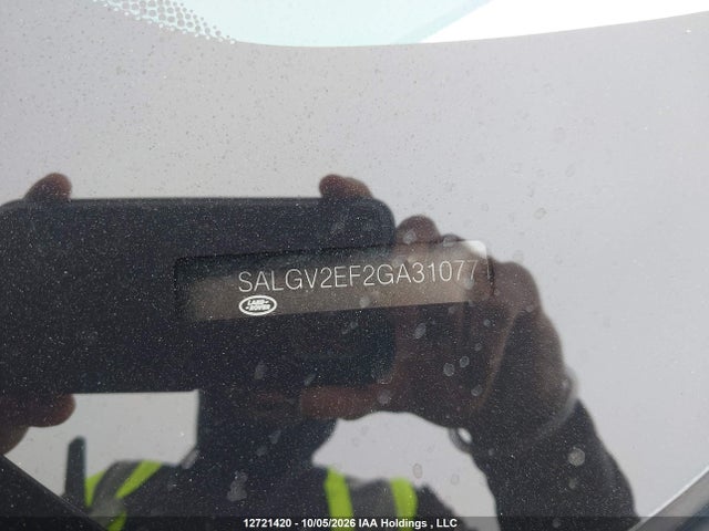 12721420 :رقم المزاد ، SALGV2EF2GA310771 vin ، 2016 Land Rover Range Rover 5.0l V8 Supercharged Autobiography مزاد بيع
