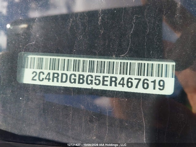 12721427 :رقم المزاد ، 2C4RDGBG5ER467619 vin ، 2014 Dodge Grand Caravan Se/sxt مزاد بيع