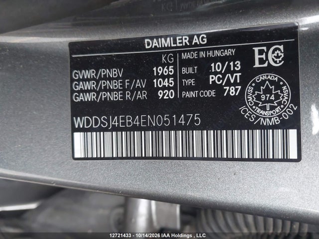 Mercedes-Benz CLA 2014 WDDSJ4EB4EN051475 Image 18