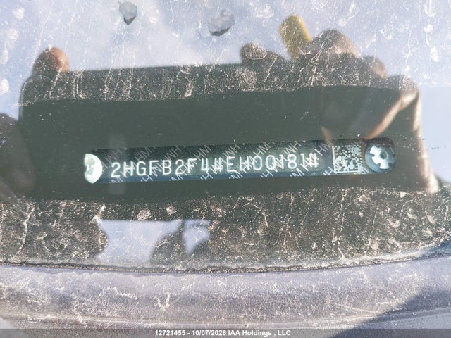 2014 Honda Civic Lx მანქანა იყიდება აუქციონზე, vin: 2HGFB2F44EH001814, აუქციონის ნომერი: 12721455