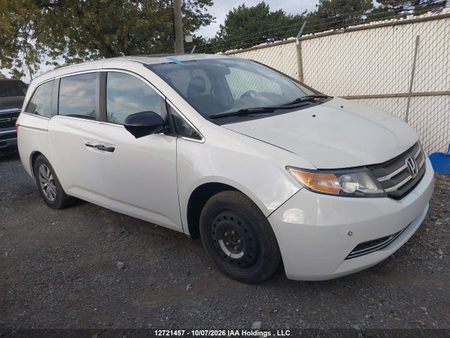 2015 Honda Odyssey Ex-l მანქანა იყიდება აუქციონზე, vin: 5FNRL5H6XFB506546, აუქციონის ნომერი: 12721457
