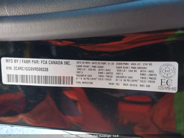 Chrysler Pacifica 2027 2C4RC1GG9VR599338 Image 19