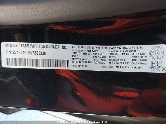 Chrysler Pacifica 2027 2C4RC1GG9VR599338 Image 9