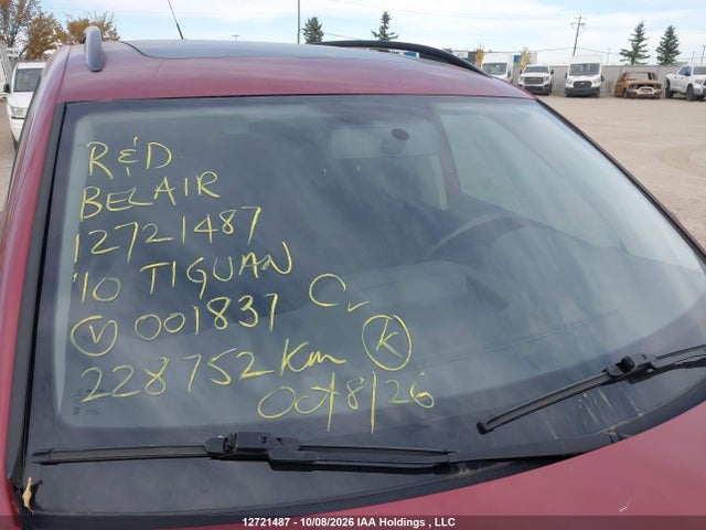 Продажа на аукционе авто 2010 Volkswagen Tiguan Se/sel, vin: WVGBV9AX8AW001837, номер лота: 12721487