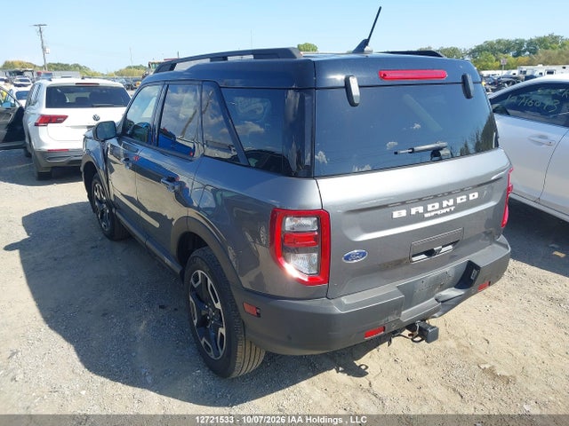 Auction sale of the 2021 Ford Bronco Sport Outer Banks, vin: 3FMCR9C61MRB19488, lot number: 12721533