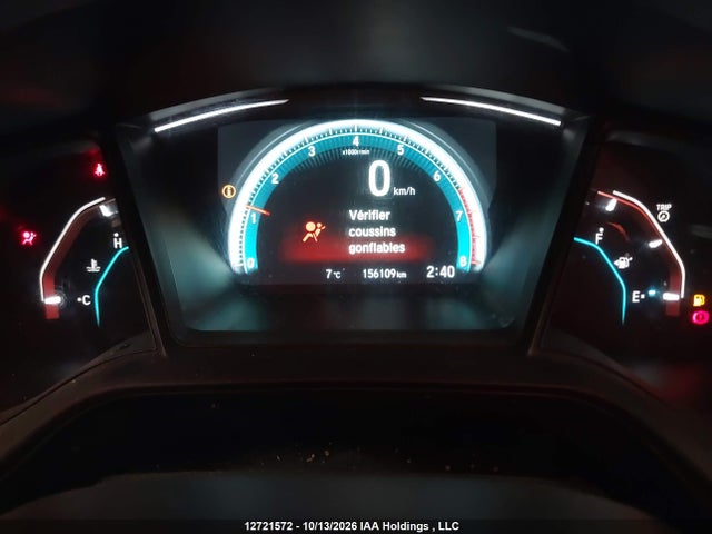 2018 Honda Civic Lx მანქანა იყიდება აუქციონზე, vin: SHHFK7G25JU302664, აუქციონის ნომერი: 12721572