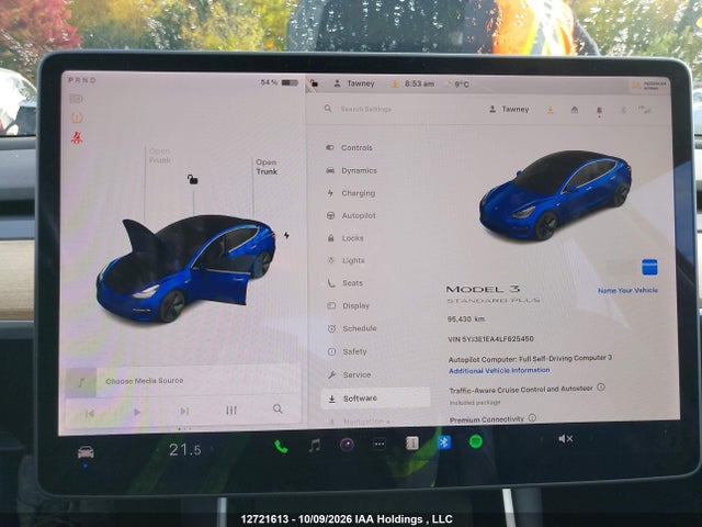 5YJ3E1EA4LF625450 Tesla MODEL 3