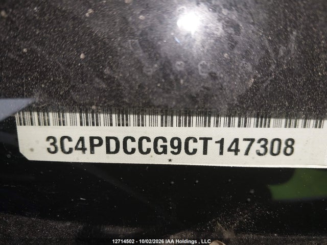 12714502 :رقم المزاد ، 3C4PDCCG9CT147308 vin ، 2012 Dodge Journey Sxt   Crew مزاد بيع