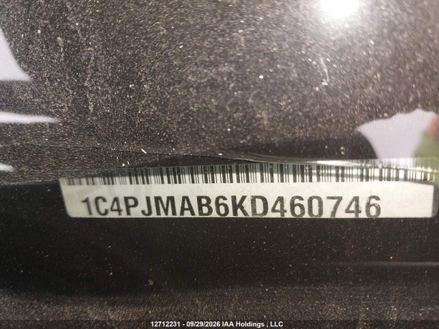 Aukcja sprzedaży 2019 Jeep Cherokee Sport, vin: 1C4PJMAB6KD460746, numer aukcji: 12712231